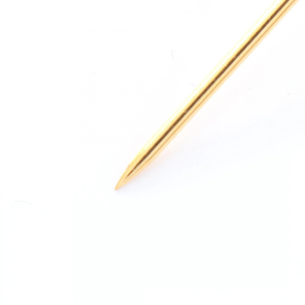 CHANEL Authentic Gold Logo Brooch - Picture 4 of 5